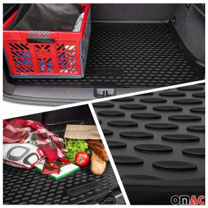 Alfa Romeo Giulia 3D Floor-Trunk Mats - Omac - Black - '15-'25